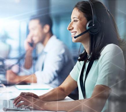 call center image